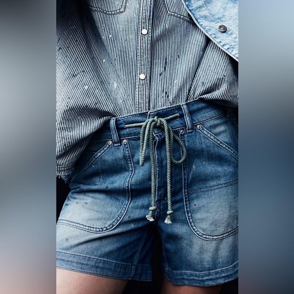Free People We The Free Second Chances Low Slung Pull-On Shorts ~ Size XS